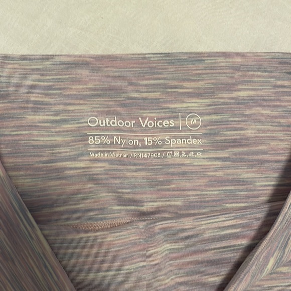 Outdoor Voices Purple Leggings Sz M - Picture 5 of 5